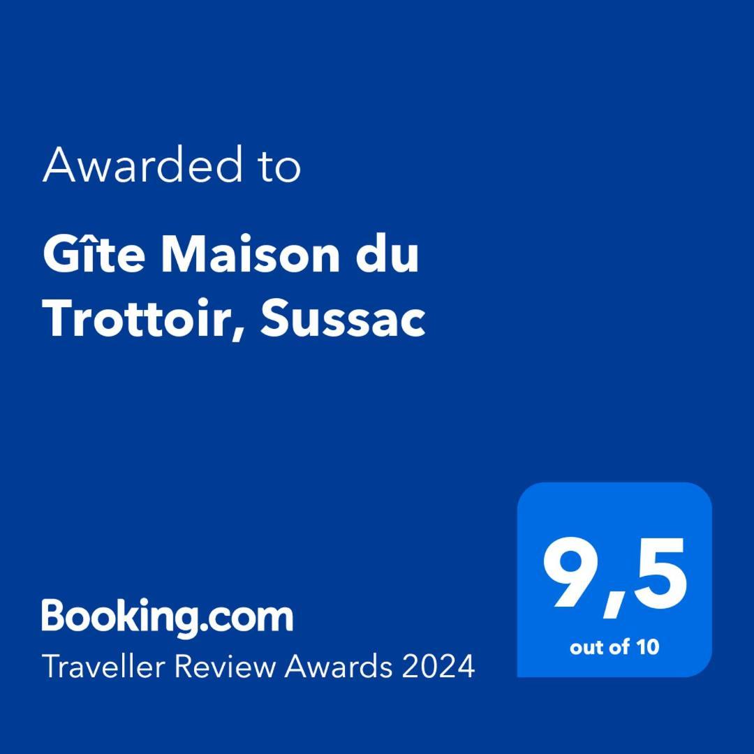 Gite Maison Du Trottoir, Sussac 외부 사진